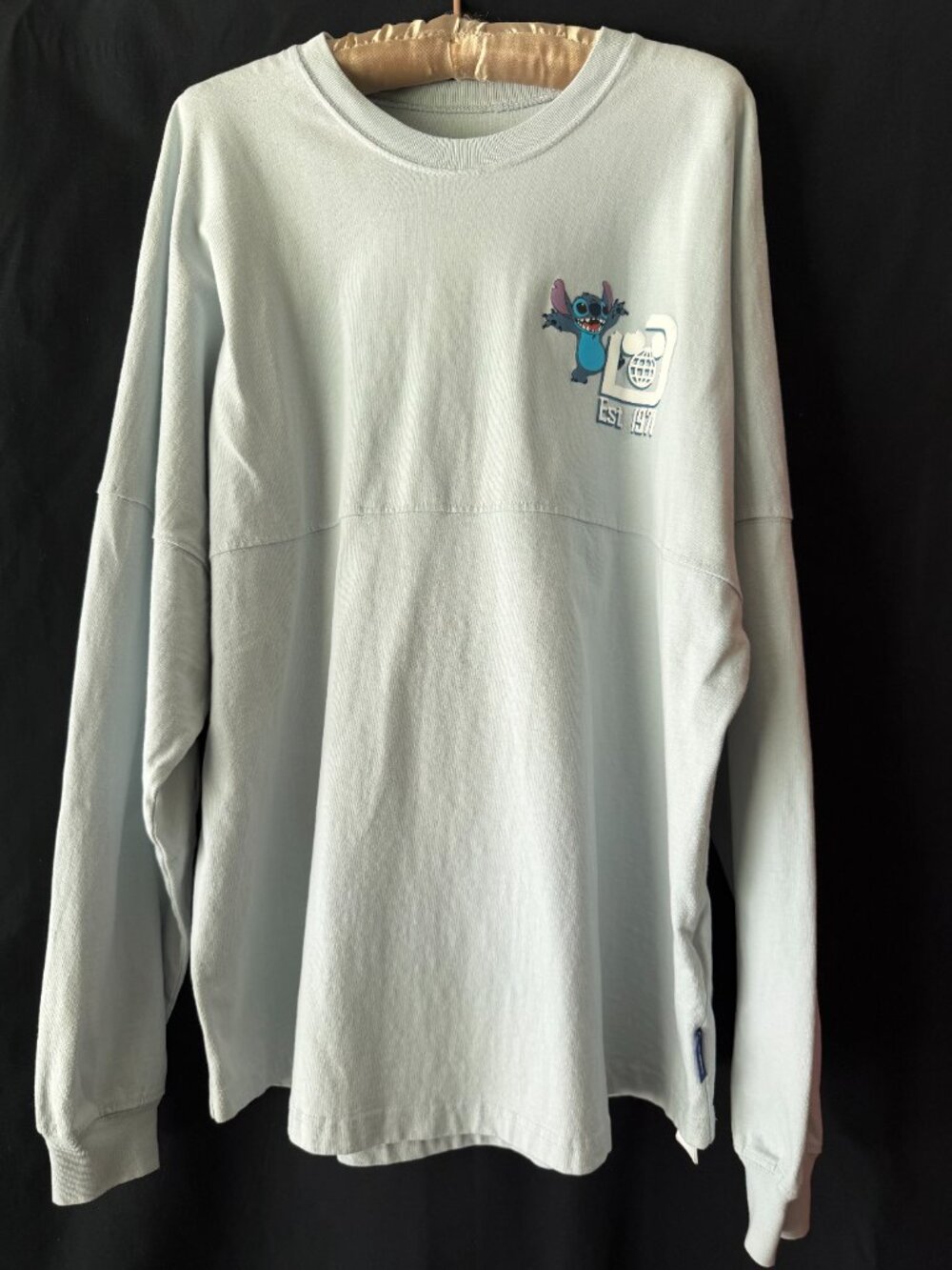 2023 Walt Disney World Parks Stitch Bite Marks Spirit Jersey Shirt Adult L Large